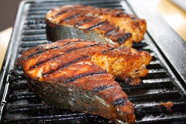 Salmon 2025 steaks grill